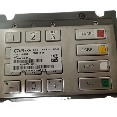 01750255914 Diebold Nixdorf 1750255914 EPP V7 ESP INT Pinpad Ameryka Południowa Klawiatura Atm Części