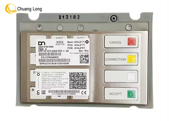 Części bankomatu Diebold Nixdorf DN200 DN450 DN470 DN490 EPP V8 INT ASIA PK2+ -A2 Klawiatura Klawiatura 01750346539 1750346539