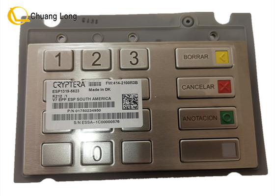 Części maszyny bankomatu Diebold Nixdorf DN V7 EPP Klawiatura Klawiatura Pinpad 01750234950 750234950