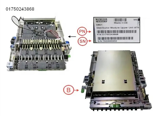 Części maszyny bankomatu Wincor Distributor Module Upper Unit ATS 01750243868 1750243868