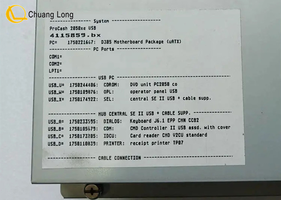 Części do bankomatów Wincor Nixdorf SWAP-PC EPC 4G DualCore E5300 TPMen 01750235485 1750235485