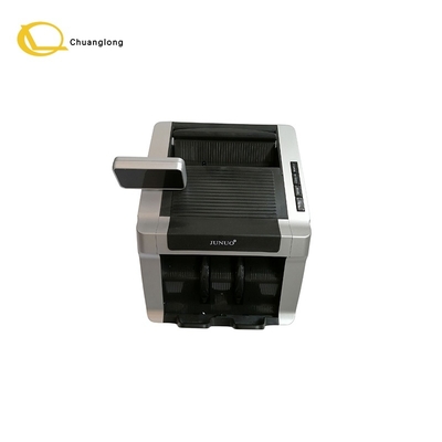 JUNUO C05 Liczarka do pieniędzy z detektorem, czarna z wyświetlaczem LED, maszyna do liczenia banknotów do kas bankowych