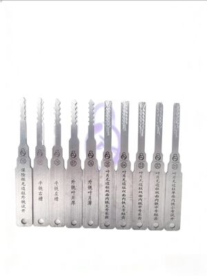 Zestaw 10-częściowy Grandmaster do zamków klasy C w samochodach/motocyklach i zamków drogowych