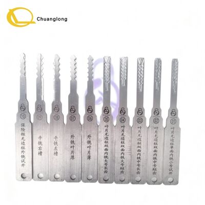 Zestaw narzędzi do otwierania zamków Master Grand® 10-częściowy do chińskich sejfów klasy C, zamków awaryjnych, zamków pojazdów i ruchu drogowego