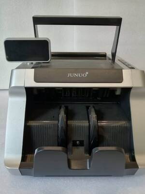JUNUO C05 bankomat Detektor pieniędzy Czarny z wyświetlaczem LED