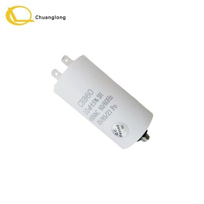Kondensator rozruchowy silnika CBB60 60µF 450V AC 2-przewodowy 50/60Hz 50×95mm NCR Wincor Diebold ATM CRM Selfserv Kiosk Maszyna bankowa Część zamienna