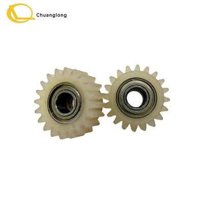 Dobra cena NMD A001469 20T Plastic Cog Gear NQ Biały 20-zębny sprzęt z łożyskiem Glory Delarue Talaris ND200 NMD200 NQ101 NQ200 NQ300 ATM CRS Selfserv Part w Internecie