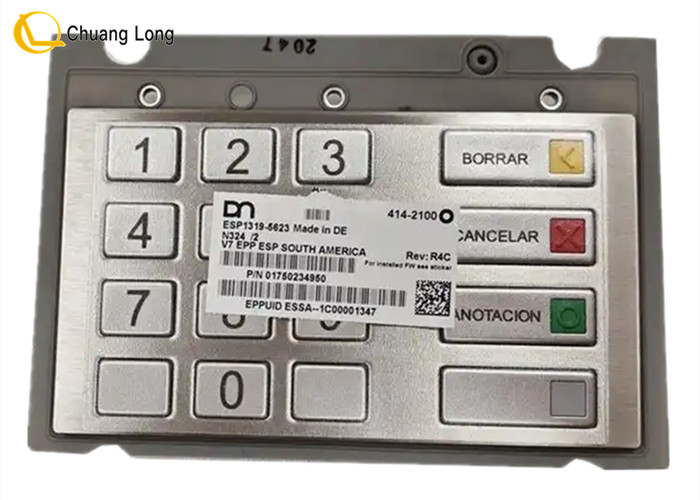 ESCROW EPP Części bankomatu Diebold Nixdorf DN V7 EPP Klawiatura Klawiatura Pinpad 01750234950 1750234950