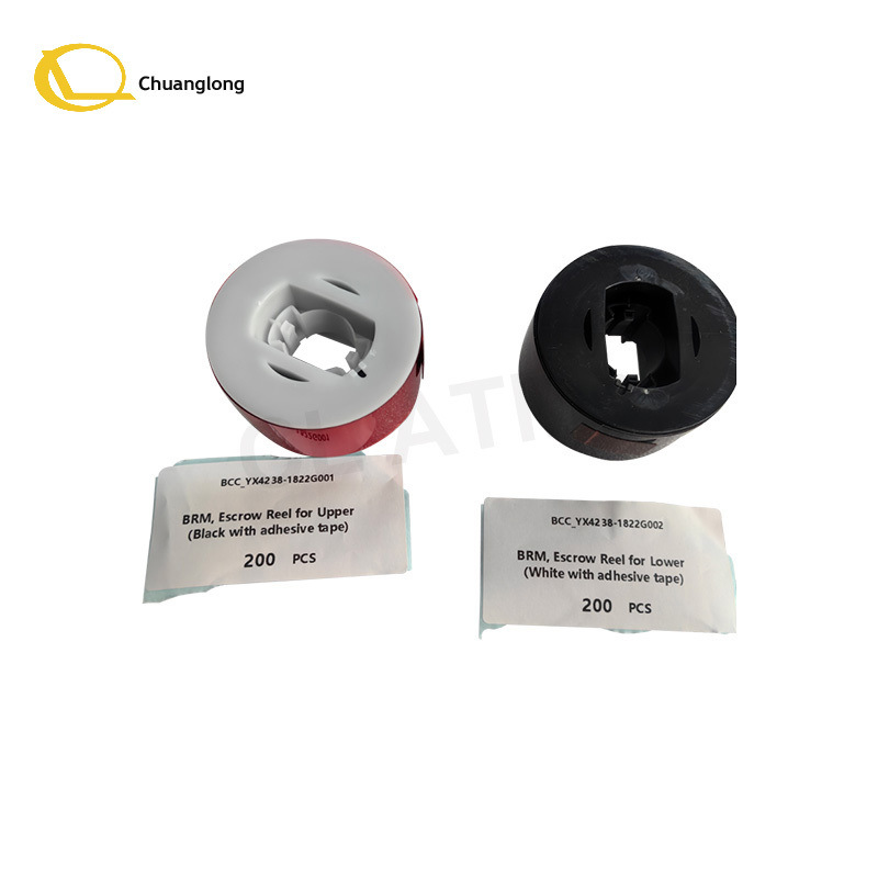 OKI ATM Recycler Parts BCC_YX4238-1822G001 OKI BRM Escrow Reel Uppe Black YIHUA Escrow Rell Tape BCC_YX4238-1822G002 OKI Escrow Reel Lower White