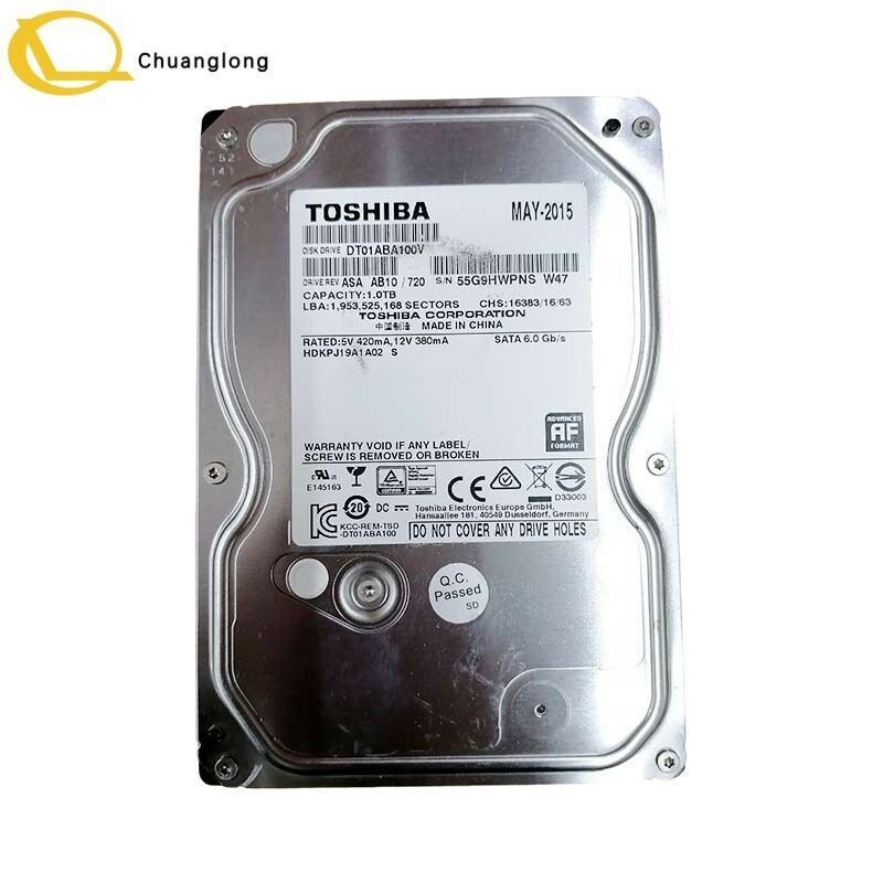 Dysk twardy z bankomatu Toshiba DT01ABA100V 1TB SATA 6.0 Gb/s 5700 RPM do komputera stacjonarnego (DT01ABA100)