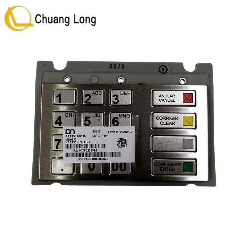 Diebold Nixdorf ATM Pinpad DN EPP V7 Klawiatura PRT ABC Klawiatura Wiele różnych modeli do sprzedaży 01750234996 1750234996