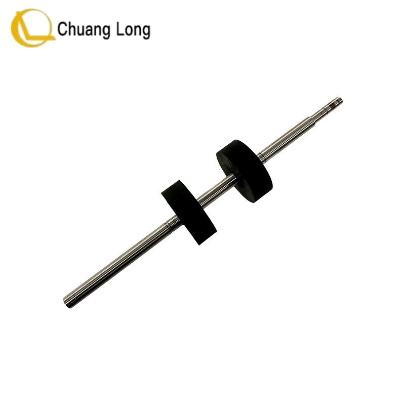 Wał rolki prowadzącej transportu bankomatu Hitachi 2845V HT-2845-VS, gumowe koło w zestawie, kaseta RB na gotówkę 4P009125A