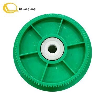 Dobra cena NCR S2 Presenter Gear 445-0730542 Green Gear Handle Knurled Over Molding Plastic ATM CDM CRM Selfserv Kiosk Część 4450730542 445-0758882-02 w Internecie